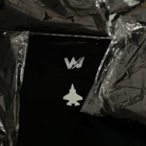 WingmanDepot pilot crewneck Friday T-shirt with jet silhouette logo