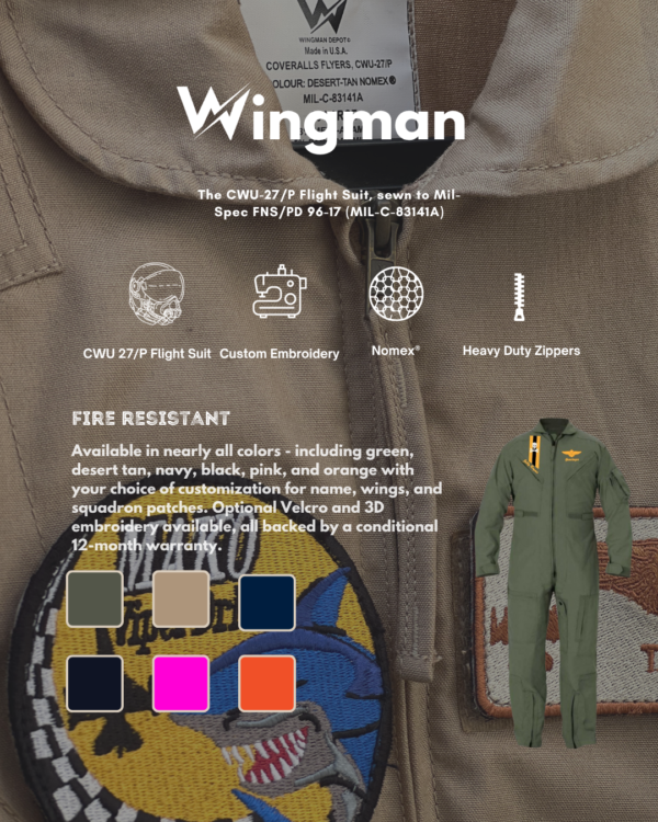 Customized Flight Suits