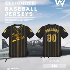 Wingman Baseball Jerseys – Squadron Swag